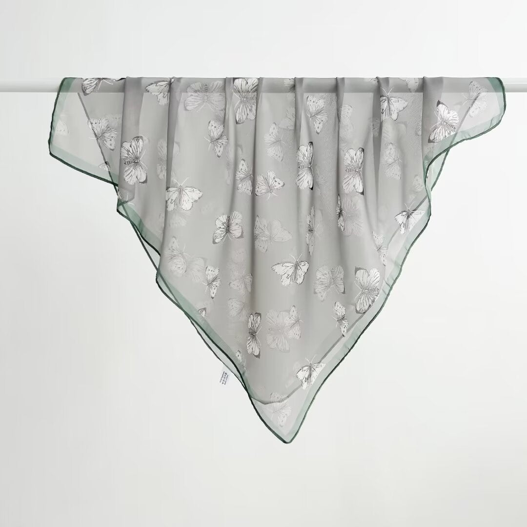 Versatile Printed Thin Square Scarf