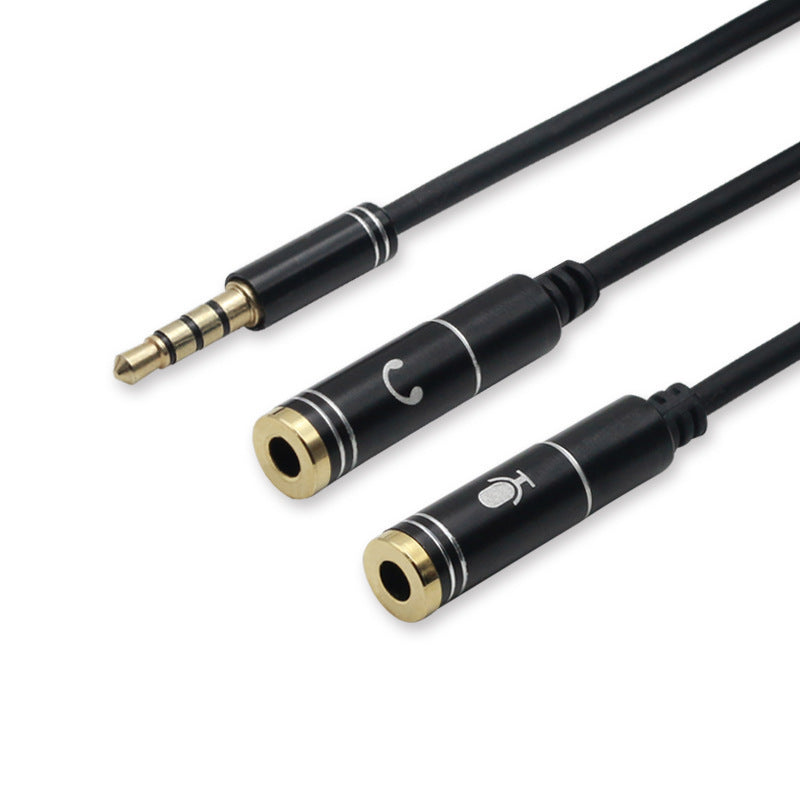 Laptop Headphone Microphone Headset 2-in-1 Adapter Cable