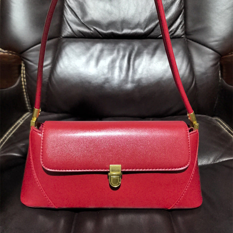 Vintage Baguette Underarm Bag For Women