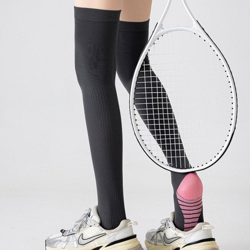 New Over-the-knee Compression Sports Socks High-top