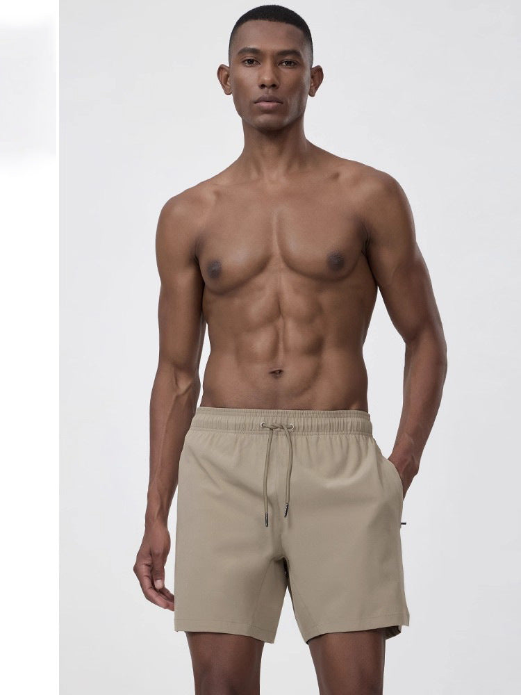 European And American Men's Sports Shorts, Outdoor Running Pants, Men's Fitness Training Pants, Moisture-Absorbent, Quick-Drying Loose Shorts