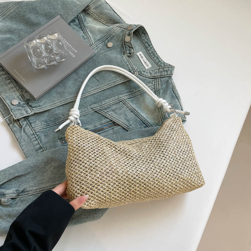 Handwoven Retro All-Match Large-Capacity Shoulder Bag