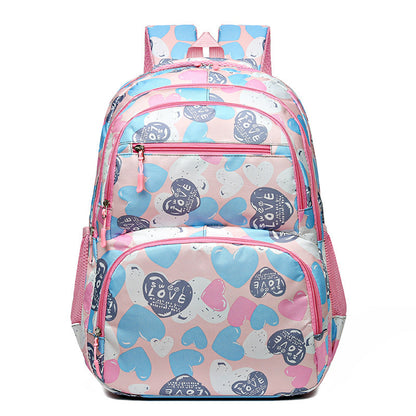 Student Schoolbag Children's Portable Burden Alleviation Large Capacity Backpack