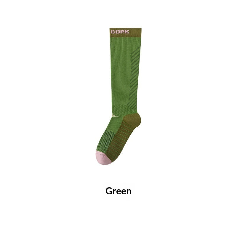 Summer Chic Womens Stretch Compression Socks For Sports