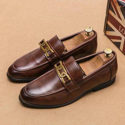 Men's British-style Business Formal Casual Leather Shoes