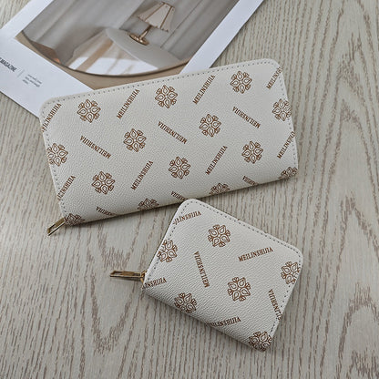 Simple And Stylish Single-zip Multi-cardholder Coin Purse