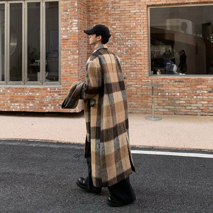 Extra-long Casual Men's Coat For Fallwinter