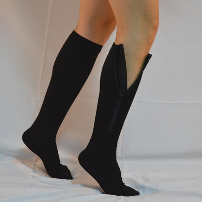 Gradient-compression Leg-slimming And Shaping Compression Calf Socks