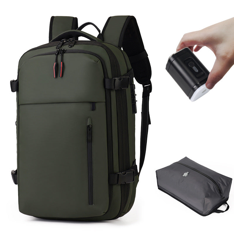Large-capacity Compression Backpack With USB Charging For Short Trips And Travel