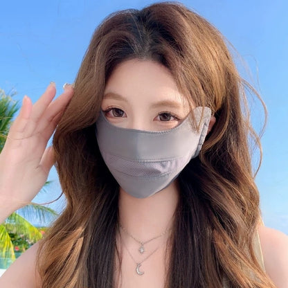 Womens Sun-Protective Mask UV-Protective Face Mask