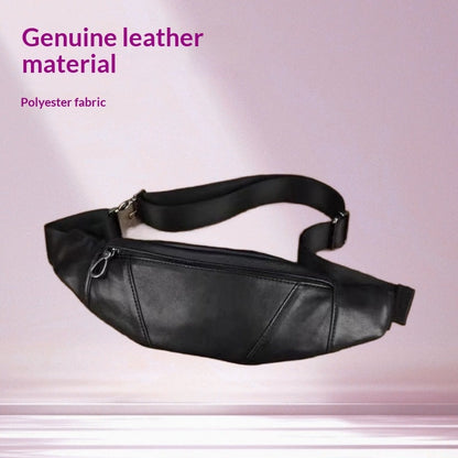 Men's Casual Travel Multi-Functional Leather Waist Bag