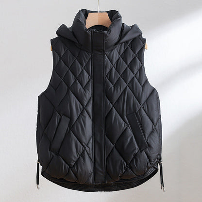 Korean-style Cropped Vest Jacket For Women