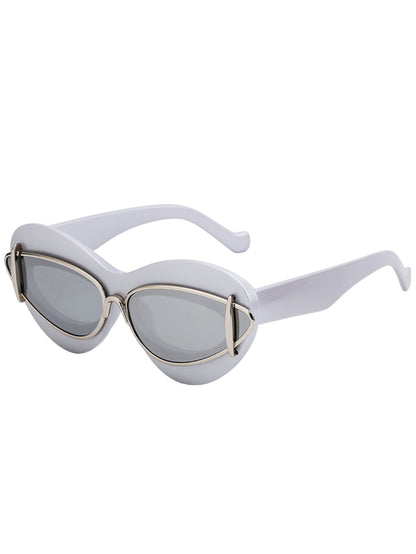 New European And American Fashion Cat-Eye Sunglasses For Women Driving Internet Celebrity Same Style Y2K Small Frame Sunglasses Trendy Sunglas