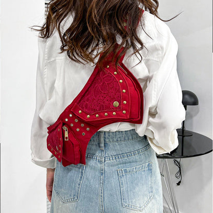Vintage Waist Chest Crossbody Bag