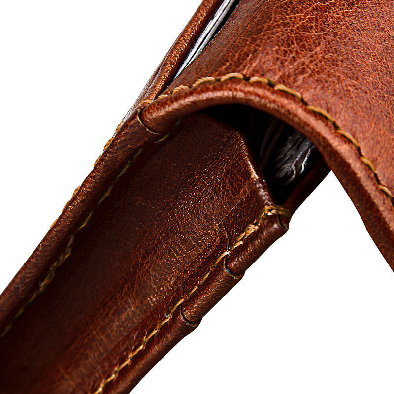 Leather RFID Anti-theft Card Holder