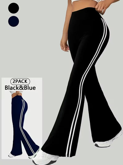 Cross-Border High-Waisted Wide-Leg Pants, Sports Outdoor Yoga Pants, New Fitness Wear, Casual Clothing For Women