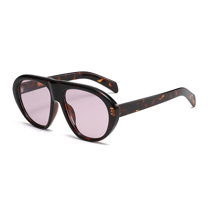 3706 Oversized Aviator Sunglasses, Fashion UV400 Shades For European & American Markets, Ideal For Amazon & Tk Cross-border E-commerce