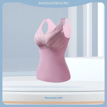 Autumn And Winter Body-hugging Topno Bra Required