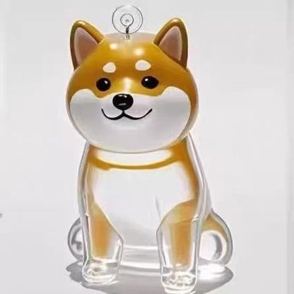 Transparent Fur Storage Box For Puppies Adorable Animal Fur Ball Storage Hanging Ornament Decorative Keepsake Dust-Proof Box Gift