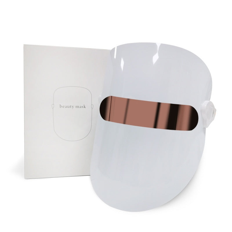 Rechargeable Beauty Mask, 7-Color Photon Skin Rejuvenation Facial Device, Red And Blue Light Face Mask