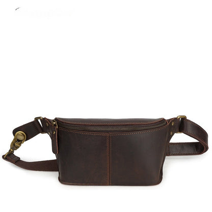 Vintage Handmade Leather Waist Bag