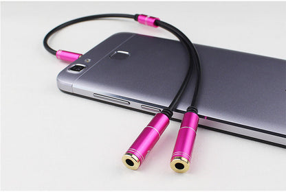 Laptop Headphone Microphone Headset 2-in-1 Adapter Cable