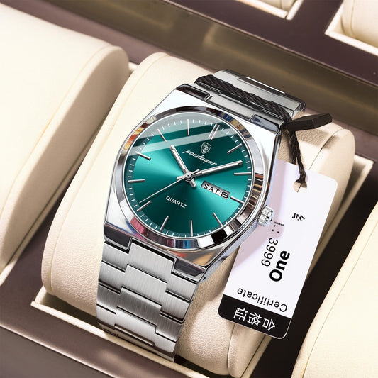 Ultra-thin Men's Watch Waterproof Luminous Quartz Watch