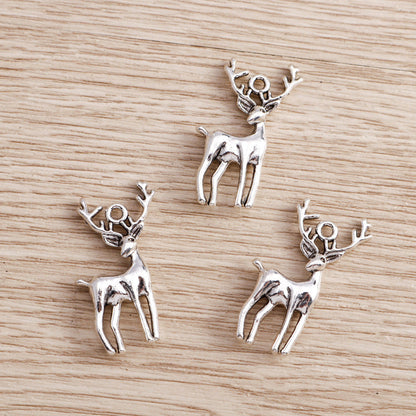 Electroplated Christmas Animal Pendant