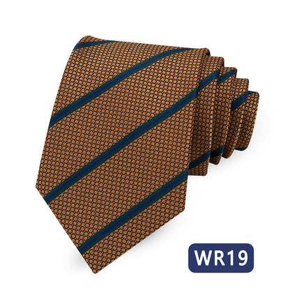 Men's Fashionable Casual Business Formal Striped Tie