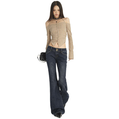 American-style Retro Chic Womens Jeans