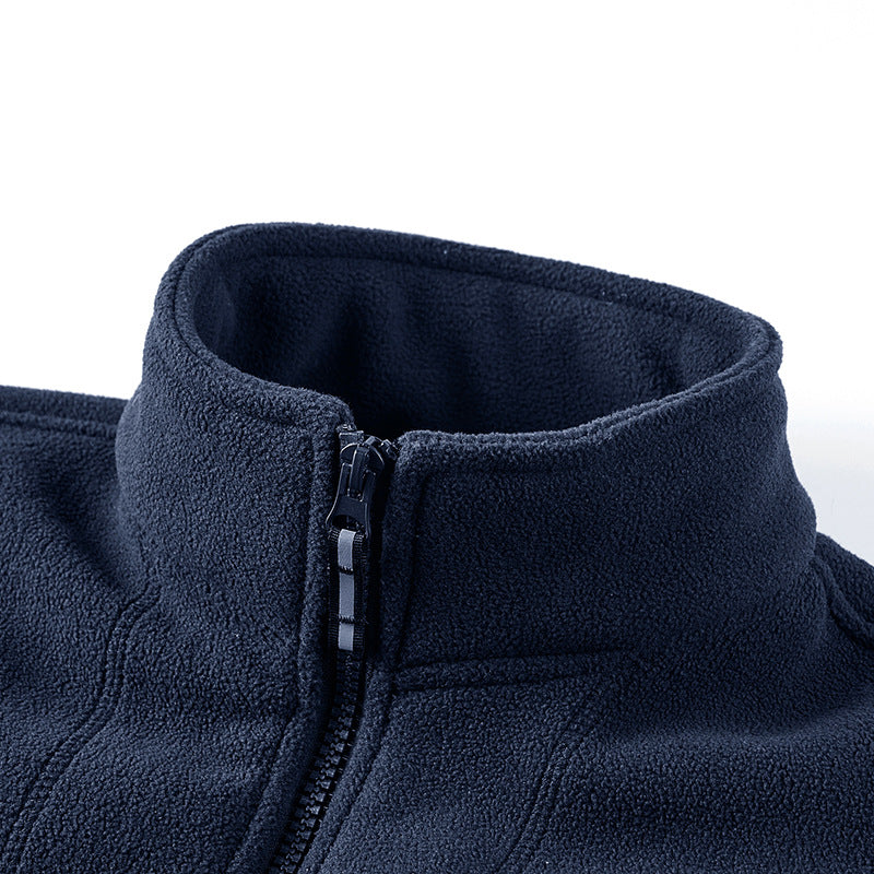 Warm Thickened Double-layer Fleece Mens Jacket