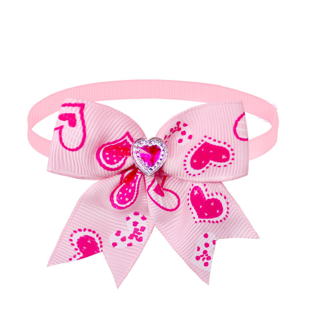 Pet Love Diamond Bow Tie Bow Tie Accessories
