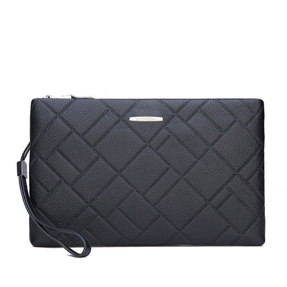 Mens Stylish Soft-leather Casual Large-capacity Clutch Bag