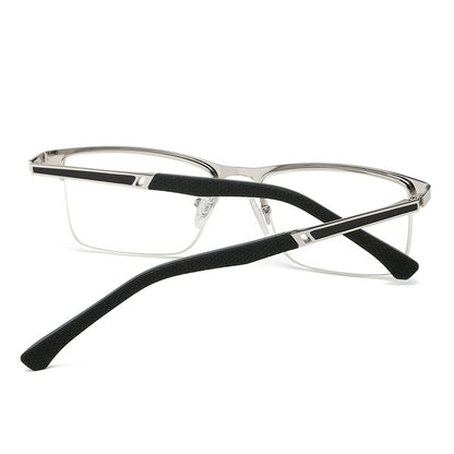 New Anti-blue Light Half Frame Fishing Line Fashion Reading Glasses