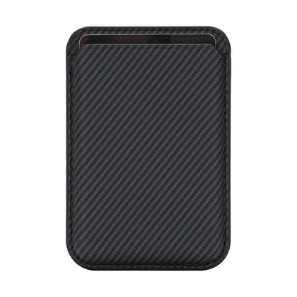Ultra-thin Magnetic Carbon-fiber-pattern Card Holder