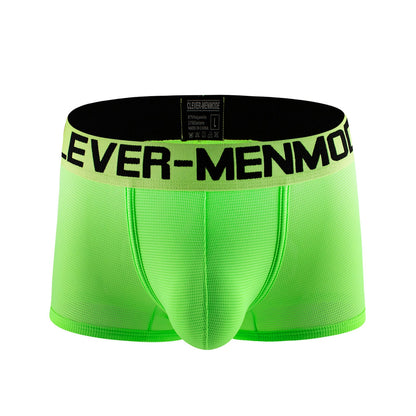 Men's Breathable Mesh Low Waist Boxers