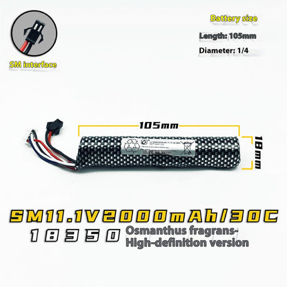 Children's Soft Elastic Air Toy Gun Lithium Battery 74V 111V