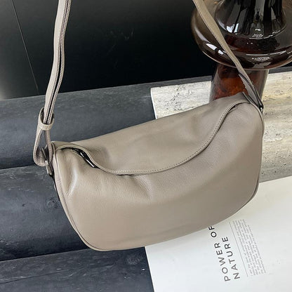 First-layer Cowhide Genuine Leather Crossbody Bag