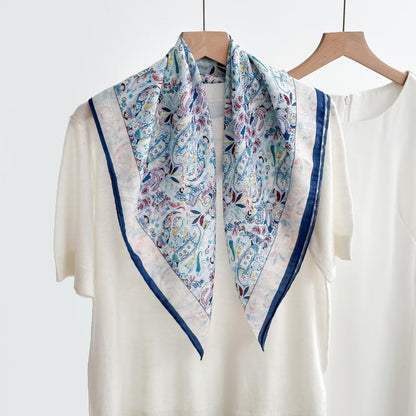 Women's Vintage High-end Outer Silk Scarf