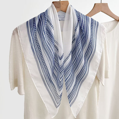 New Breathable Versatile Silk Chiffon Scarf For Women, Also Usable As A Shawl