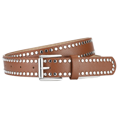 Womens Versatile Casual Denim Belt