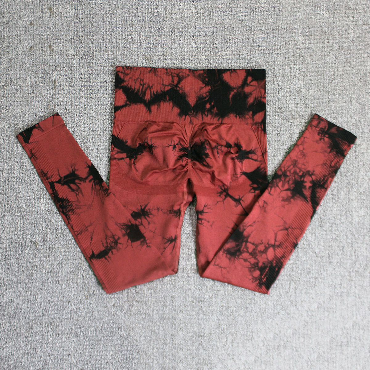 Women's Printed Tie-dye Seamless Skinny Yoga Pants
