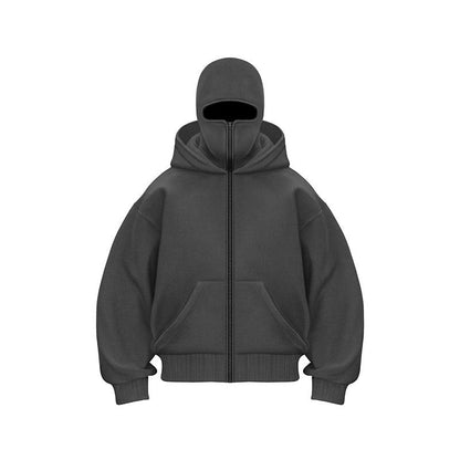 Men's And Women's Double-headed Zipper Hoodie