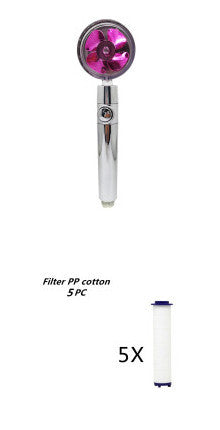 Turbo Propeller Shower Head Handheld High Pressure