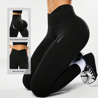 Womens Tight-Fitting Hip-Lifting Yoga Pants