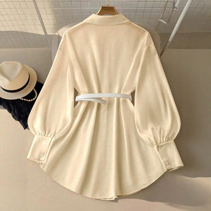 New Summer Womens White Blouse
