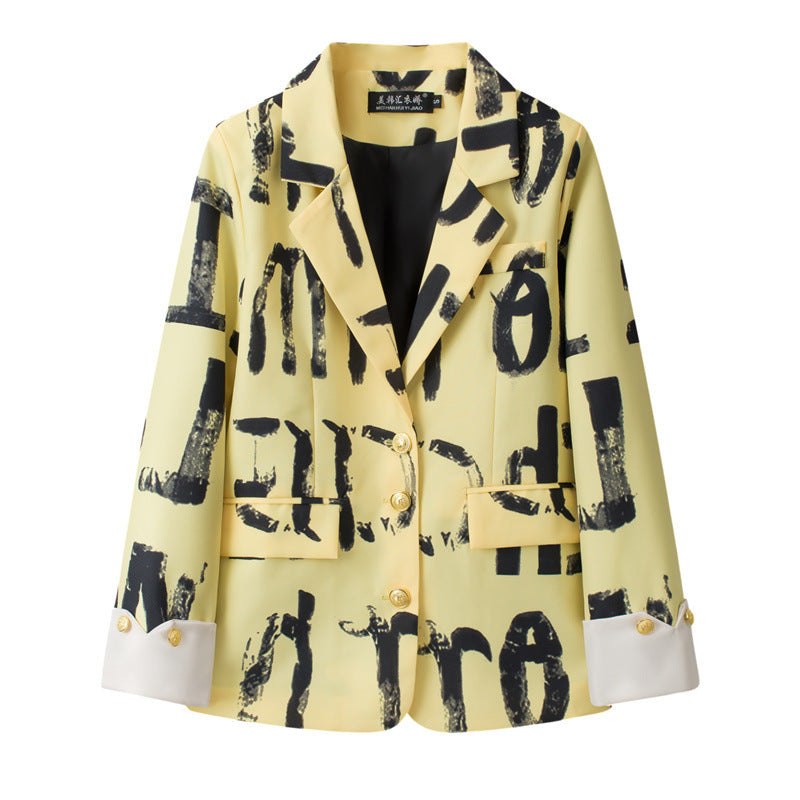 Sophisticated Designer-style Blue Blazer For Women Casual Wear