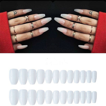 Fake nails can be taken with long and short styles