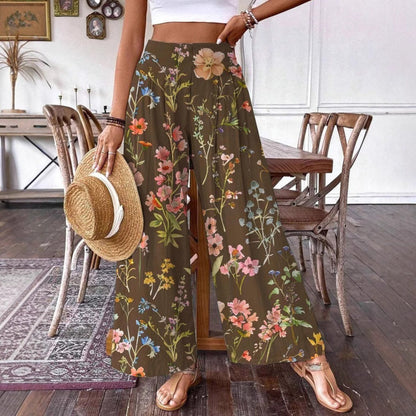 Plus-size Casual Wide-leg Pants For Women