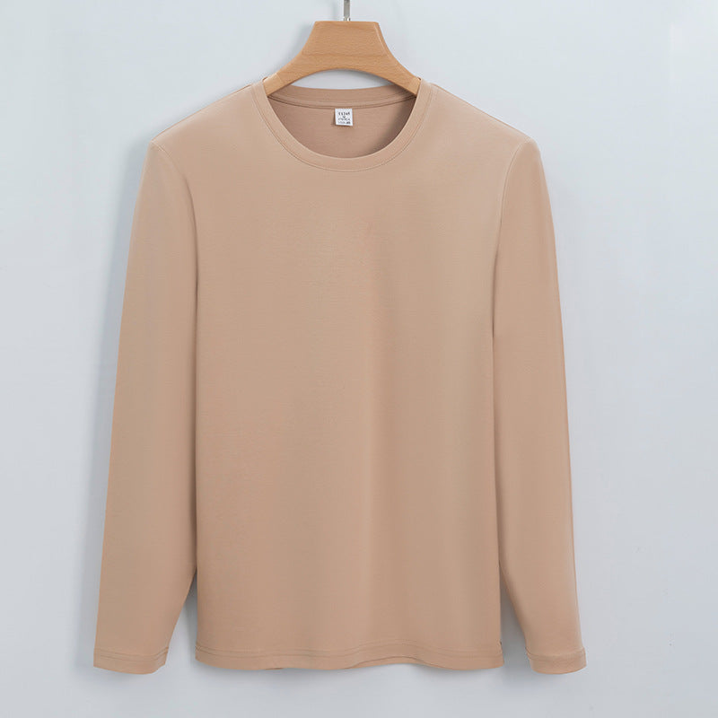 Double-sided Cotton T-shirt Casual Long-sleeve For Young Men